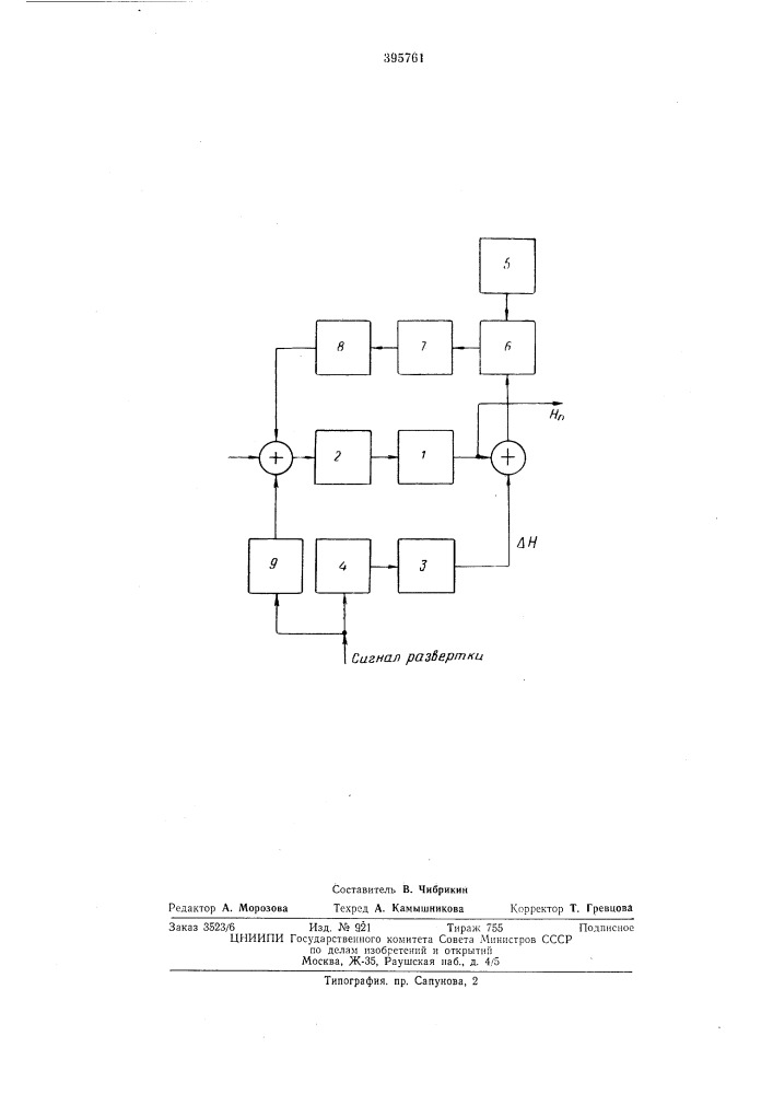 Устройство для магнитной развертки спектра (патент 395761)