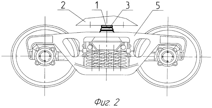 Боковая опора кузова вагона на тележку (патент 2544906)