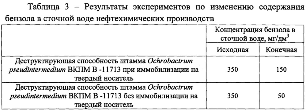 Способ очистки сточных вод нефтеперерабатывающих и нефтехимических производств от бензола (патент 2663798)