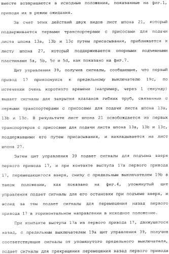 Способ накладывания листов шпона на основной листовой древесный материал (варианты) (патент 2360790)