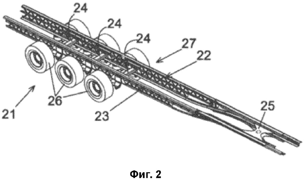 Лонжерон, а также шасси и шасси прицепа, снабженные таким же лонжероном (патент 2664111)