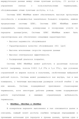 Система беспроводной локальной вычислительной сети с множеством входов и множеством выходов (патент 2485698)