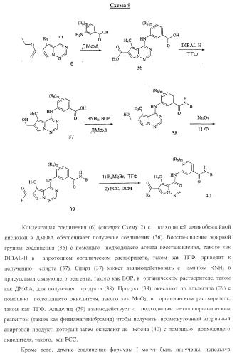 Пирролотриазиновые производные анилина, полезные в качестве ингибиторов киназы (патент 2375363)