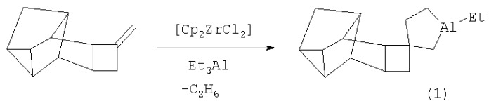 Способ получения экзо-пентацикло[5.4.0.02,9.03,6.08,10]ундекан-4-спиро-1&#39;-(3&#39;-этил-3&#39;-алюмина)циклопентана (патент 2404187)