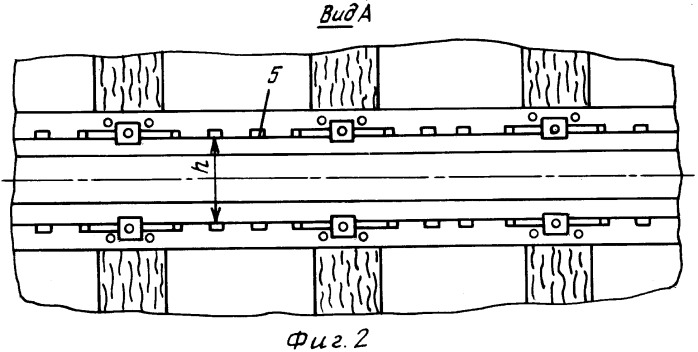 Подкладочное устройство для железнодорожных и трамвайных путей (патент 2301860)