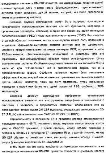 Антитела-нейтрализаторы гранулоцитарно-макрофагального колониестимулирующего фактора человека (патент 2458071)