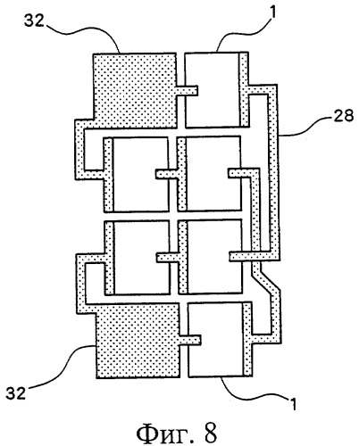 Светоизлучающее устройство, содержащее светоизлучающие элементы (варианты) (патент 2295174)