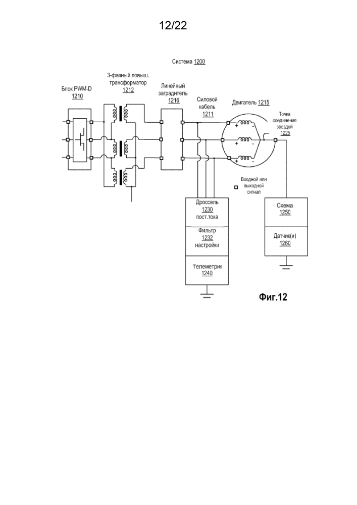 Телеметрическое оборудование для систем с многофазным электрическим двигателем (патент 2606034)