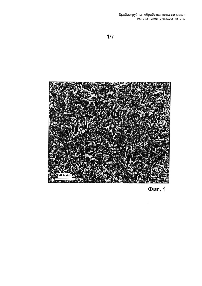 Дробеструйная обработка металлических имплантатов оксида титана (патент 2615418)