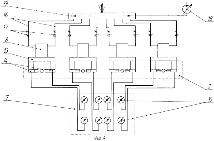 Система управления мощностью группового привода гидромоторов буровой установки (патент 2254431)