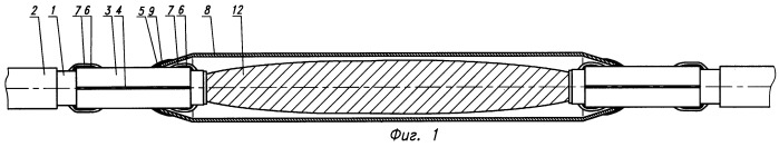 Способ ремонта свинцовых соединительных муфт на кабелях связи с алюминиевой оболочкой и полиэтиленовым защитным шлангом (патент 2246158)