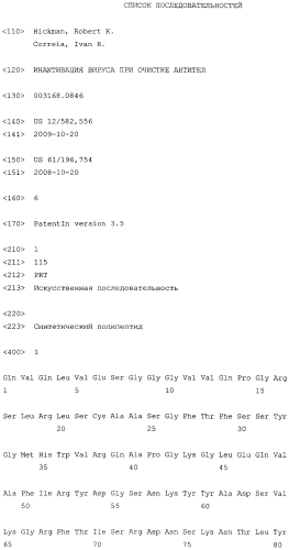 Инактивация вируса при очистке антител (патент 2551237)