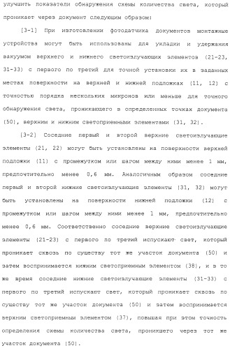 Фотодатчик документов из установленных на поверхности элементов (патент 2488169)
