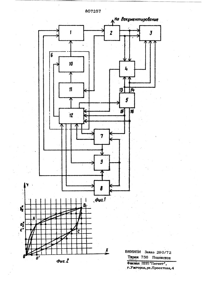 Устройство для ввода-вывода гра-фической информации (патент 807257)