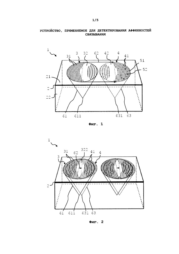 Устройство, применяемое для детектирования аффинностей связывания (патент 2655037)