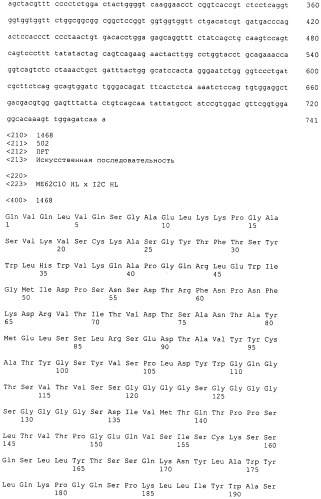 Pscaxcd3, cd19xcd3, c-metxcd3, эндосиалинxcd3, epcamxcd3, igf-1rxcd3 или fap-альфаxcd3 биспецифическое одноцепочечное антитело с межвидовой специфичностью (патент 2547600)