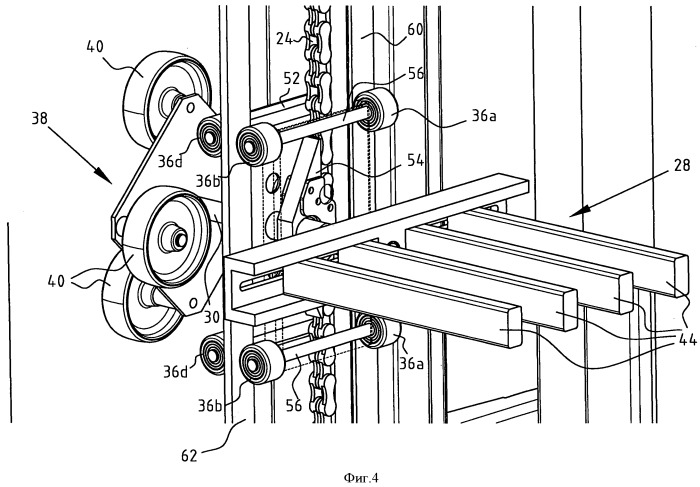 Устройство и способ для перемещения продукции между конвейерами (патент 2526578)