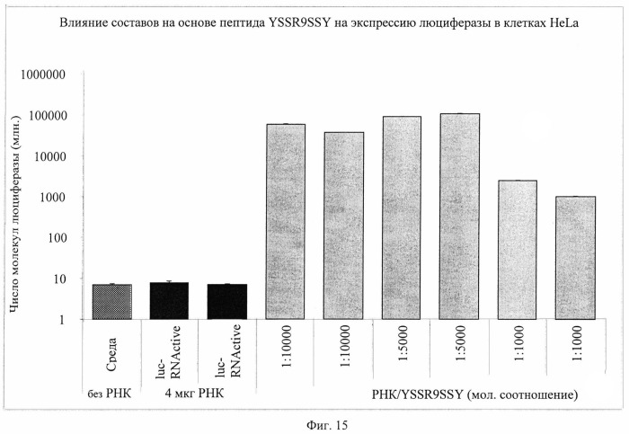 Комплексы на основе рнк и катионных пептидов для трансфекции и иммуностимуляции (патент 2493256)