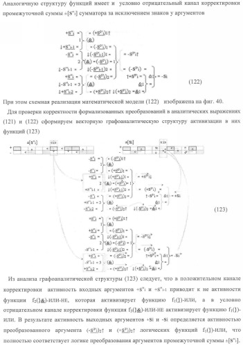 Функциональная структура корректировки аргументов промежуточной суммы &#177;[s&#39;&#39;i] параллельного сумматора в позиционно-знаковых кодах f(+/-) (патент 2362204)