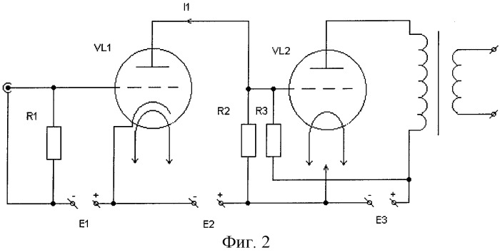 Ламповый усилитель с непосредственной связью между каскадами (патент 2258299)
