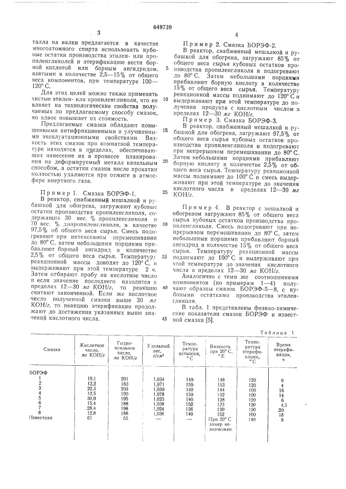 Способ получения технологической смазки для холодной обработки металлов давлением (патент 649739)