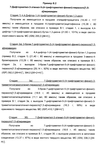 Производные ацетиленил-пиразоло-пиримидина в качестве антагонистов mglur2 (патент 2412943)