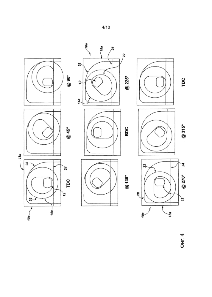 Десмодромный вал и вилка в сборе для преобразования прямолинейного движения во вращательное (патент 2597032)