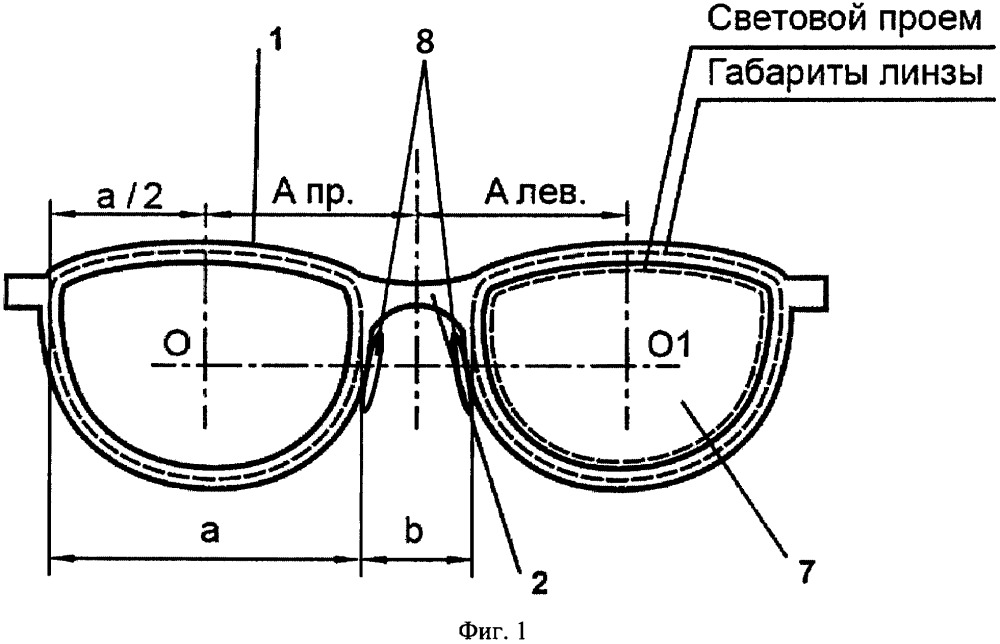 Чертежи оправы для очков