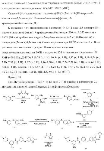 Соединения и композиции как ингибиторы протеинкиназы (патент 2406725)