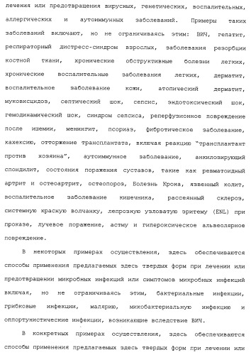 Твердые формы, содержащие (+)-2-[1-(3-этокси-4-метоксифенил)-2-метилсульфонилэтил]-4-ацетиламиноизоиндолин-1, 3-дион, их композиции и применение (патент 2471782)