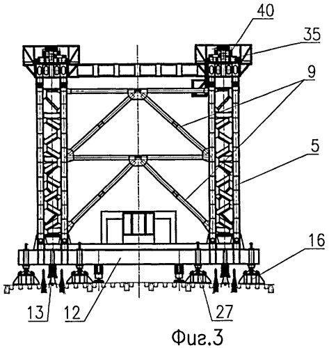 Устройство для подъема и монтажа блоков пролетного строения (патент 2479687)