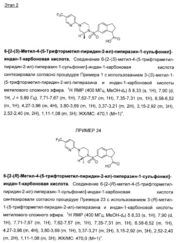 Сульфонил-замещенные бициклические соединения в качестве модуляторов ppar (патент 2384576)