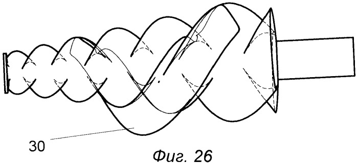 Роторный конусно-винтовой двигатель (патент 2377414)