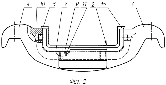 Центрирующая балочка автосцепки железнодорожного транспортного средства (варианты) (патент 2404077)