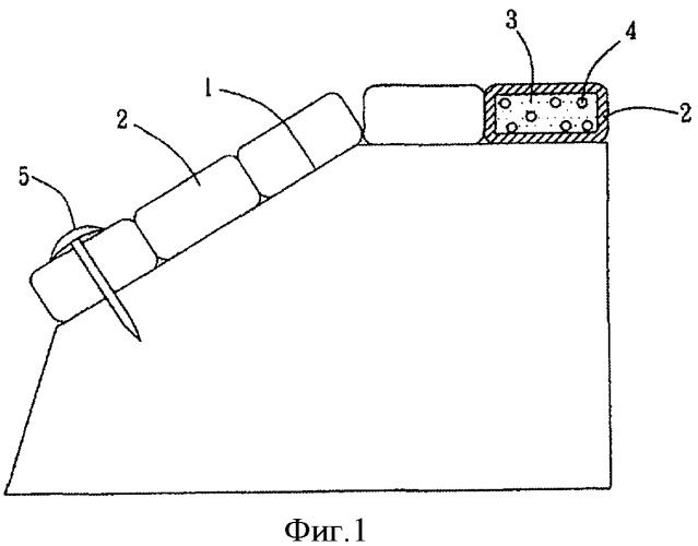 Структура укрепления откосов (патент 2449087)