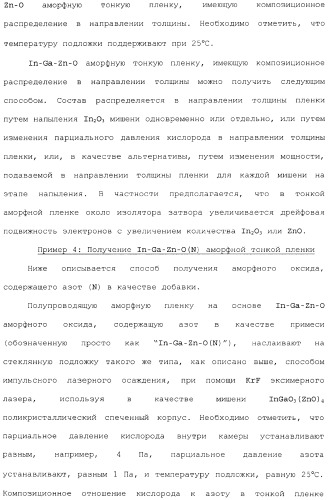 Аморфный оксид и полевой транзистор с его использованием (патент 2369940)