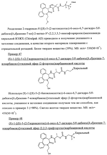 Малонамидные производные в качестве ингибиторов  -секретазы (патент 2440342)