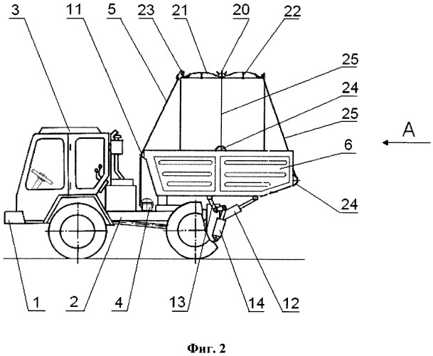 Погрузочно-транспортное средство (патент 2486076)