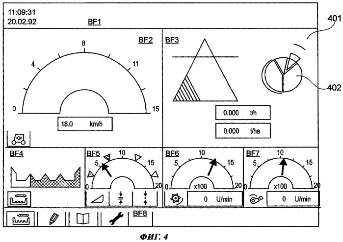 Блок индикации и сельскохозяйственная машина с таким блоком (патент 2513083)