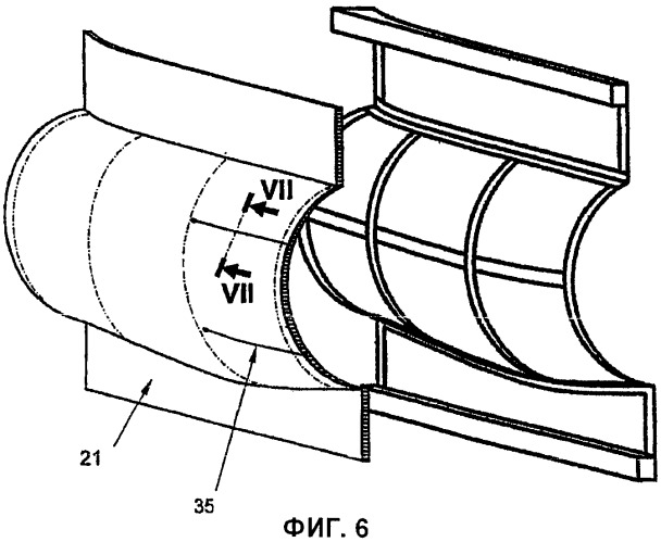 Гондола для двухконтурного турбореактивного двигателя (патент 2440280)