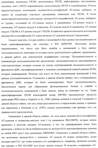 Получение поликетидов и других природных продуктов (патент 2430922)