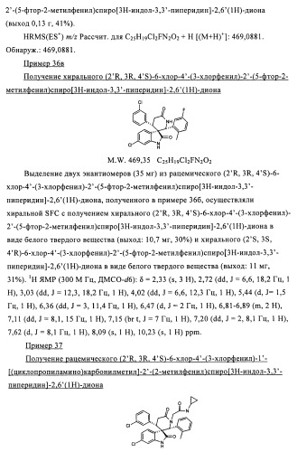 Производные спироиндолинона (патент 2435771)