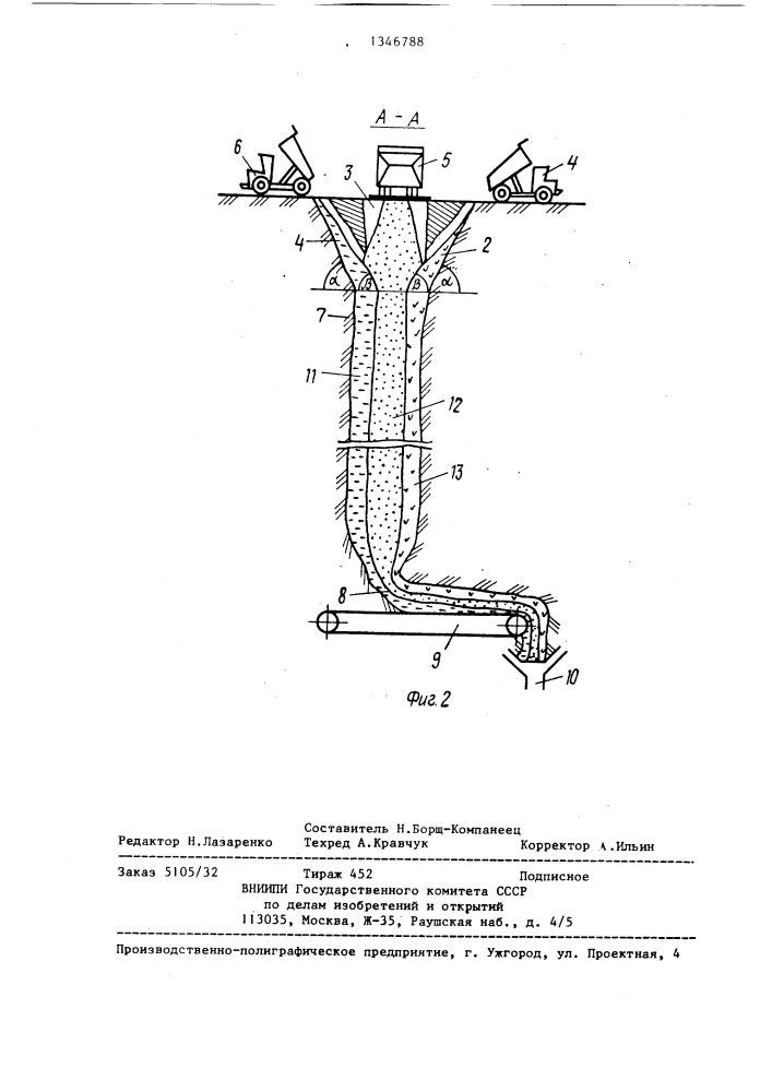 Способ усреднения горной массы (патент 1346788)