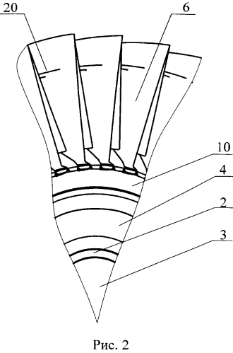 Рабочее колесо ротора компрессора низкого давления турбореактивного двигателя (варианты) (патент 2565091)