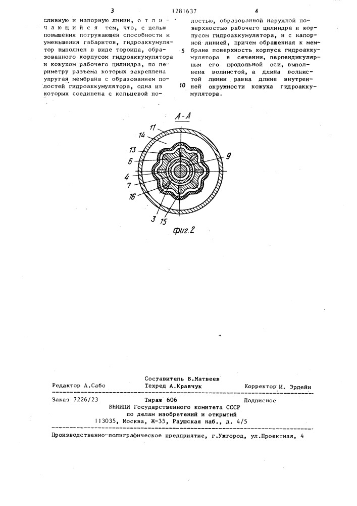 Гидромолот (патент 1281637)