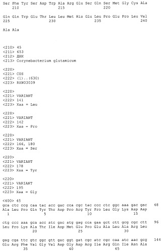 Гены corynebacterium glutamicum, кодирующие белки резистентности и толерантности к стрессам (патент 2303635)