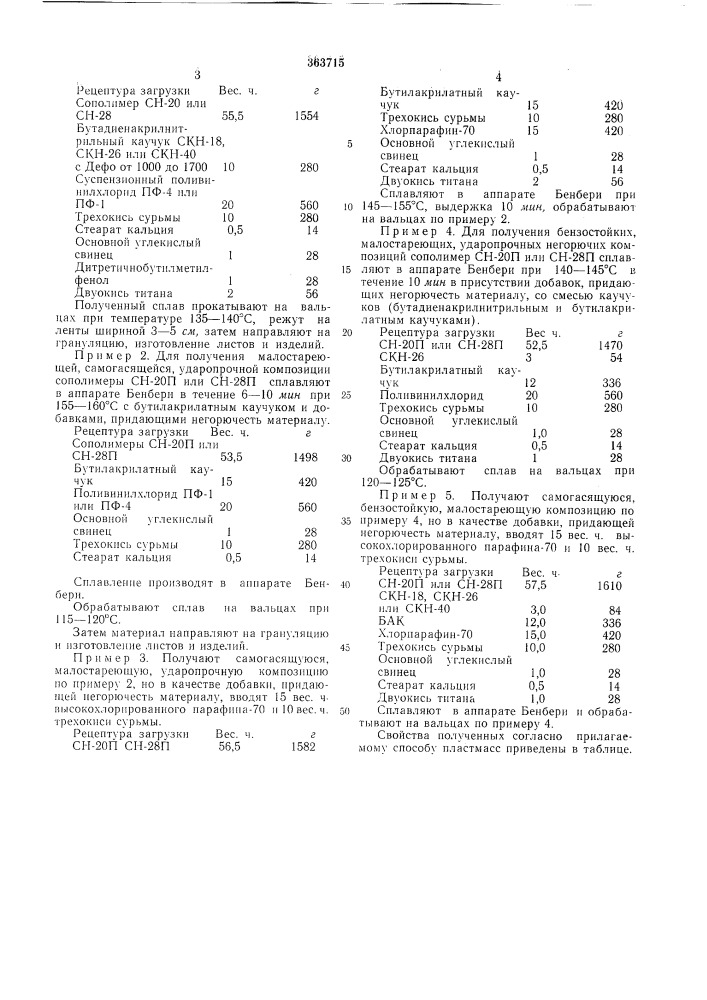 Способ получения модифицированных пластмасс на основе сополимеров стирола с акрилонитрилом (патент 363715)