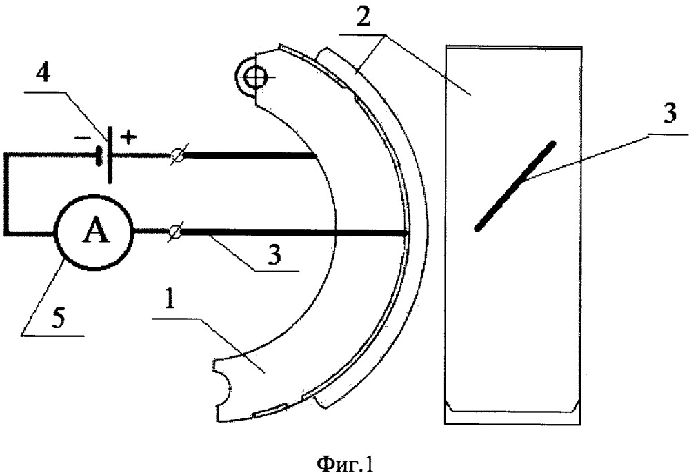 Устройство для контроля изнашивания тормозной колодки (патент 2648924)