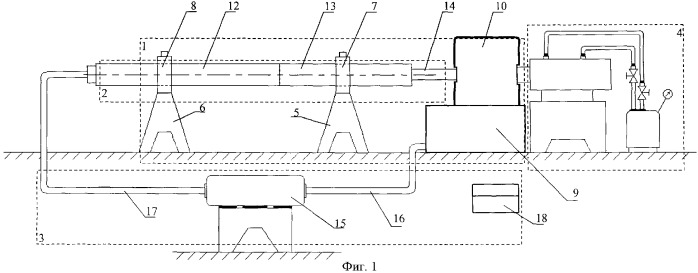 Горизонтальный стенд для испытания и исследования рабочего процесса гидравлических забойных двигателей (патент 2375541)