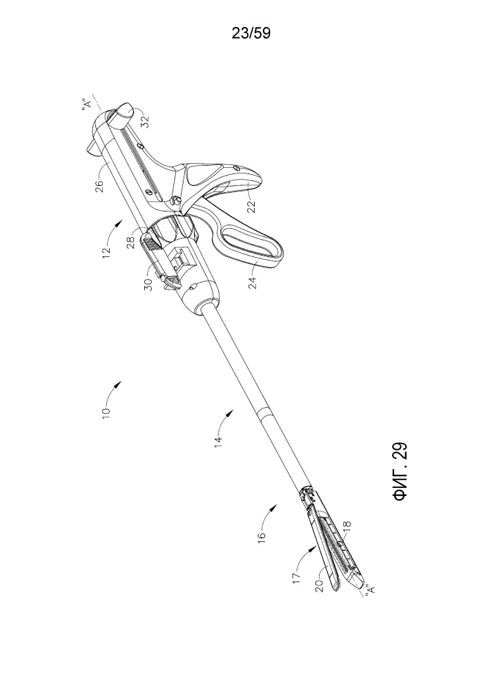 Расположение слоев для хирургических картриджей со скобками (патент 2661149)